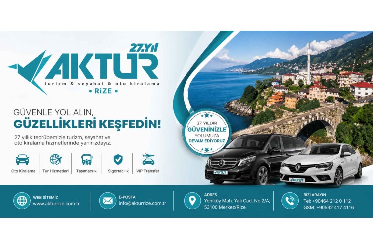 Rize’de Günlük Araç Kiralama Seçenekleri