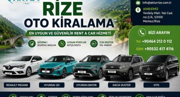 Rize Oto Kiralama – En Uygun ve Güvenilir Rent a Car Hizmeti