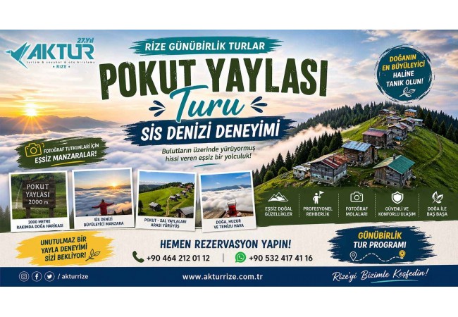 Pokut Yaylası Turu – Sis Denizi Deneyimi