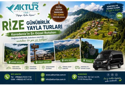 Rize Günübirlik Yayla Turları – Karadeniz’in En Güzel Rotaları