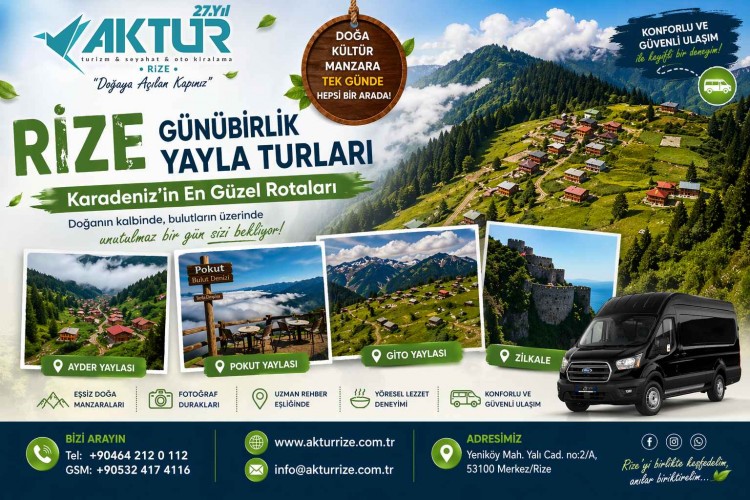 Rize Günübirlik Yayla Turları – Karadeniz’in En Güzel Rotaları