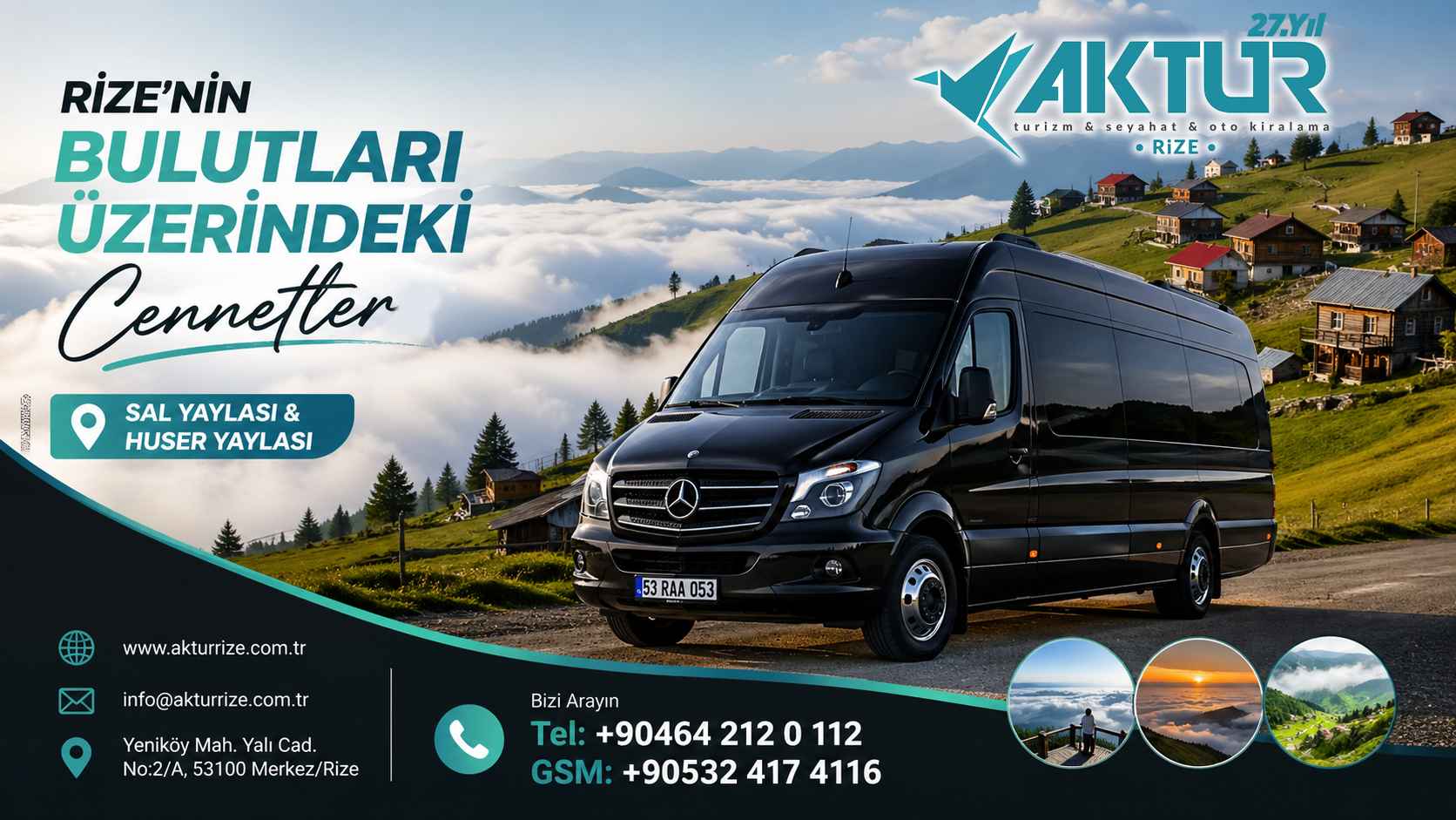 Sal Yaylası ve Huser Yaylası Gezilecek Yerler – Rize’nin Bulutların Üzerindeki Cennetleri