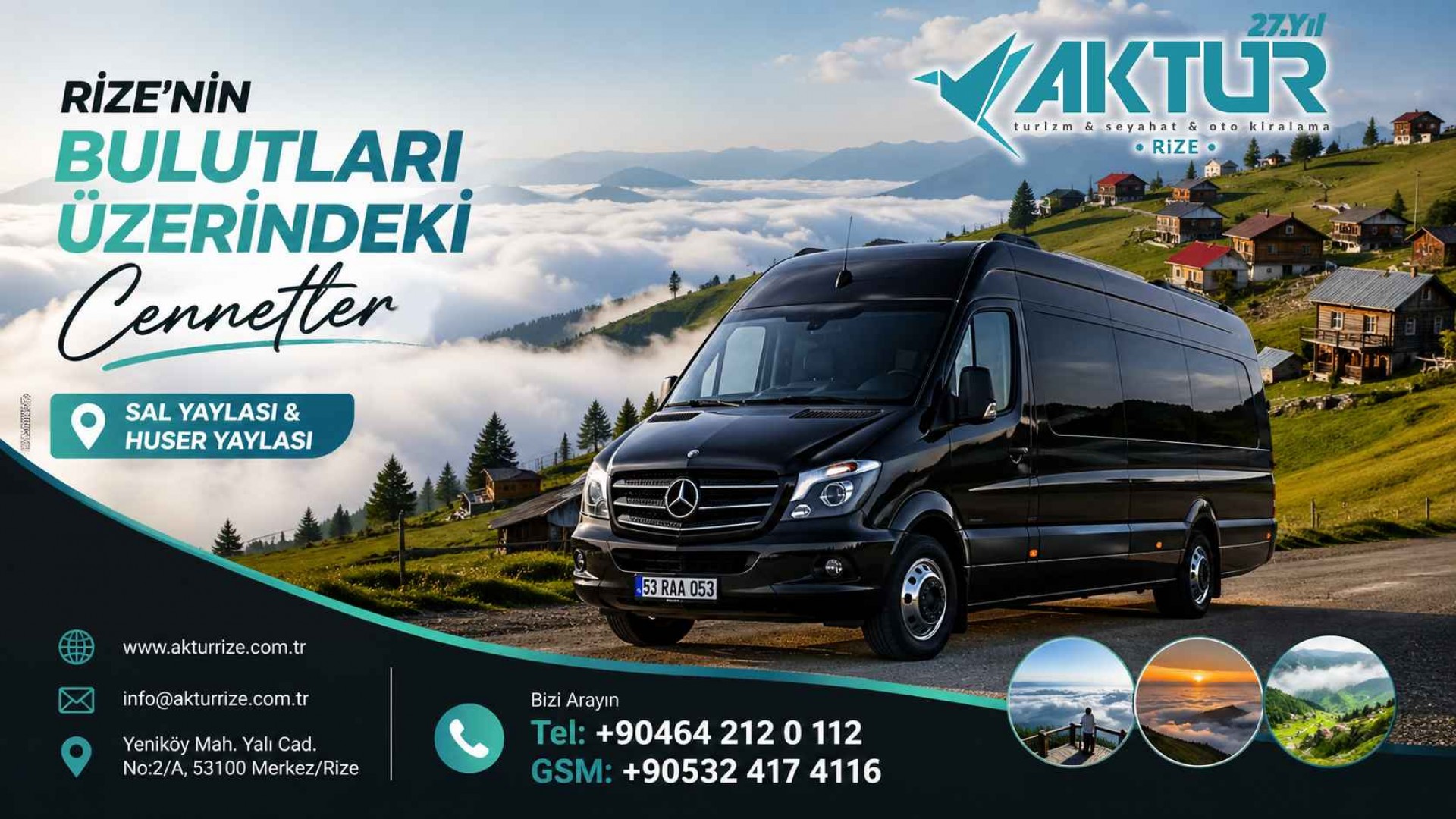 Sal Yaylası ve Huser Yaylası Gezilecek Yerler – Rize’nin Bulutların Üzerindeki Cennetleri