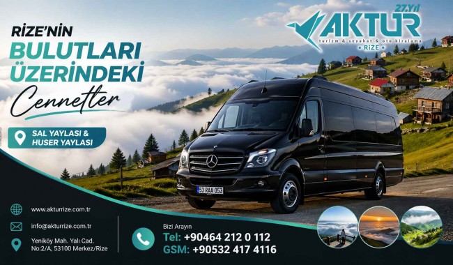 Sal Yaylası ve Huser Yaylası Gezilecek Yerler – Rize’nin Bulutların Üzerindeki Cennetleri