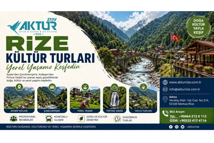 Çamlıhemşin Günübirlik Gezi Rehberi