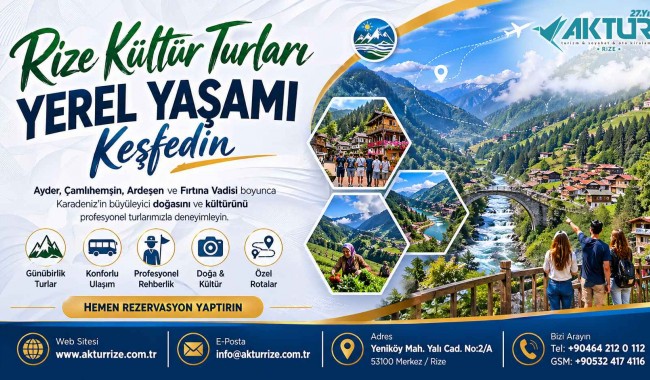 Rize Kültür Turları – Yerel Yaşamı Keşfedin