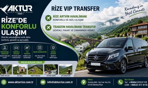 Rize VIP Transfer ve Araç Kiralama Farkı