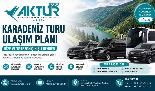 Karadeniz Turu Ulaşım Planı – Rize ve Trabzon Çıkışlı Rehber