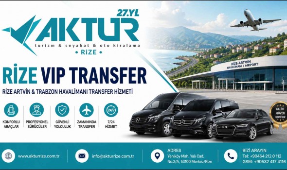 Rize VIP Araç Kiralama Hizmeti