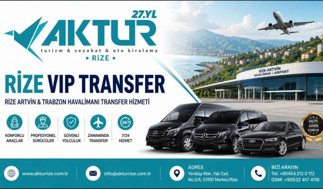 Rize havaalanı transfer fiyatları - Güncel 2026