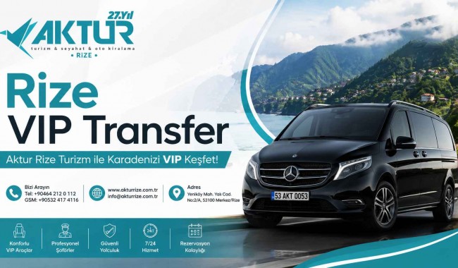 Rize yaylalarına VIP ulaşım nasıl yapılır?