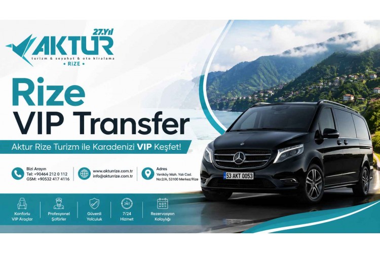 Rize VIP Transfer Rezervasyonu Nasıl Yapılır?