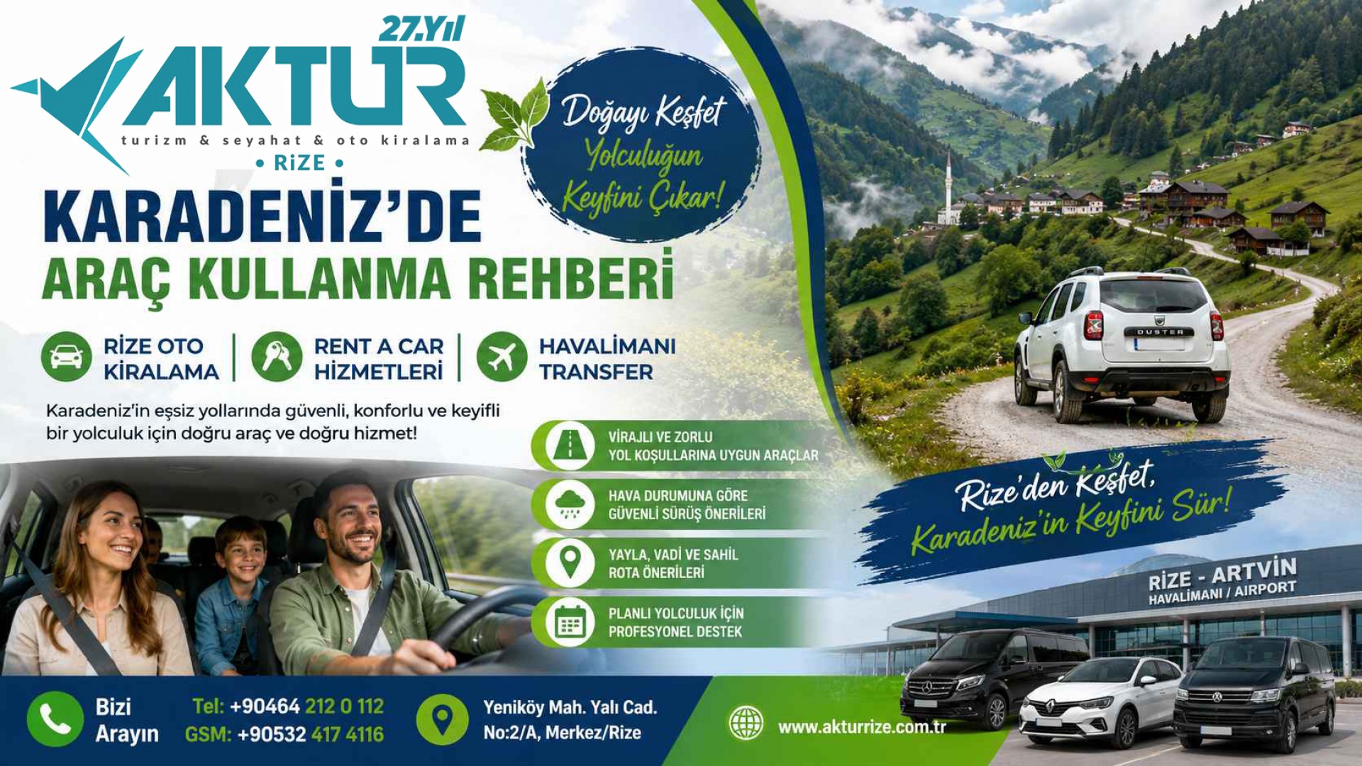 Karadeniz’de Araç Kullanma Rehberi