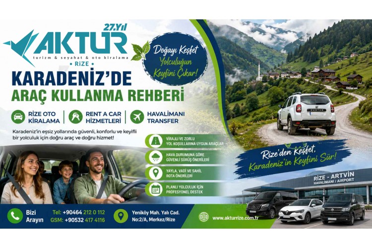 Karadeniz’de Araç Kullanma Rehberi