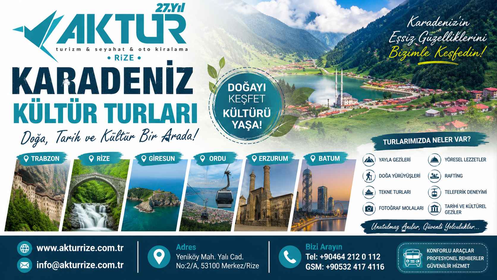 Karadeniz Kültür Turlarında Neler Yapılır?