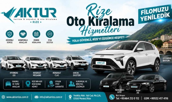 Rize Rent a Car ile Konforlu Seyahat: Karadeniz’i Keşfe Çıkın