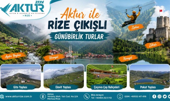 Rize Günübirlik Turlar: Karadeniz’in En Güzel Doğa Rotalarını 1 Günde Keşfedin