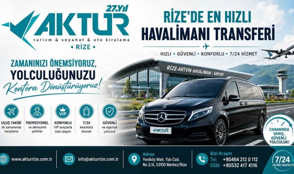 Rize–Trabzon VIP Transfer Hizmeti: Konforlu, Güvenli ve Hızlı Ulaşım Rehberi