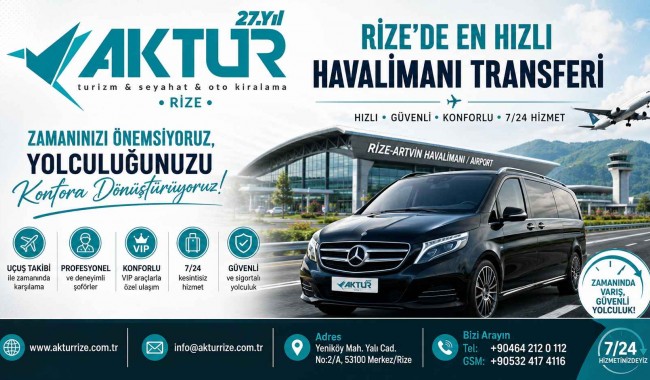 Rize–Trabzon VIP Transfer Hizmeti: Konforlu, Güvenli ve Hızlı Ulaşım Rehberi