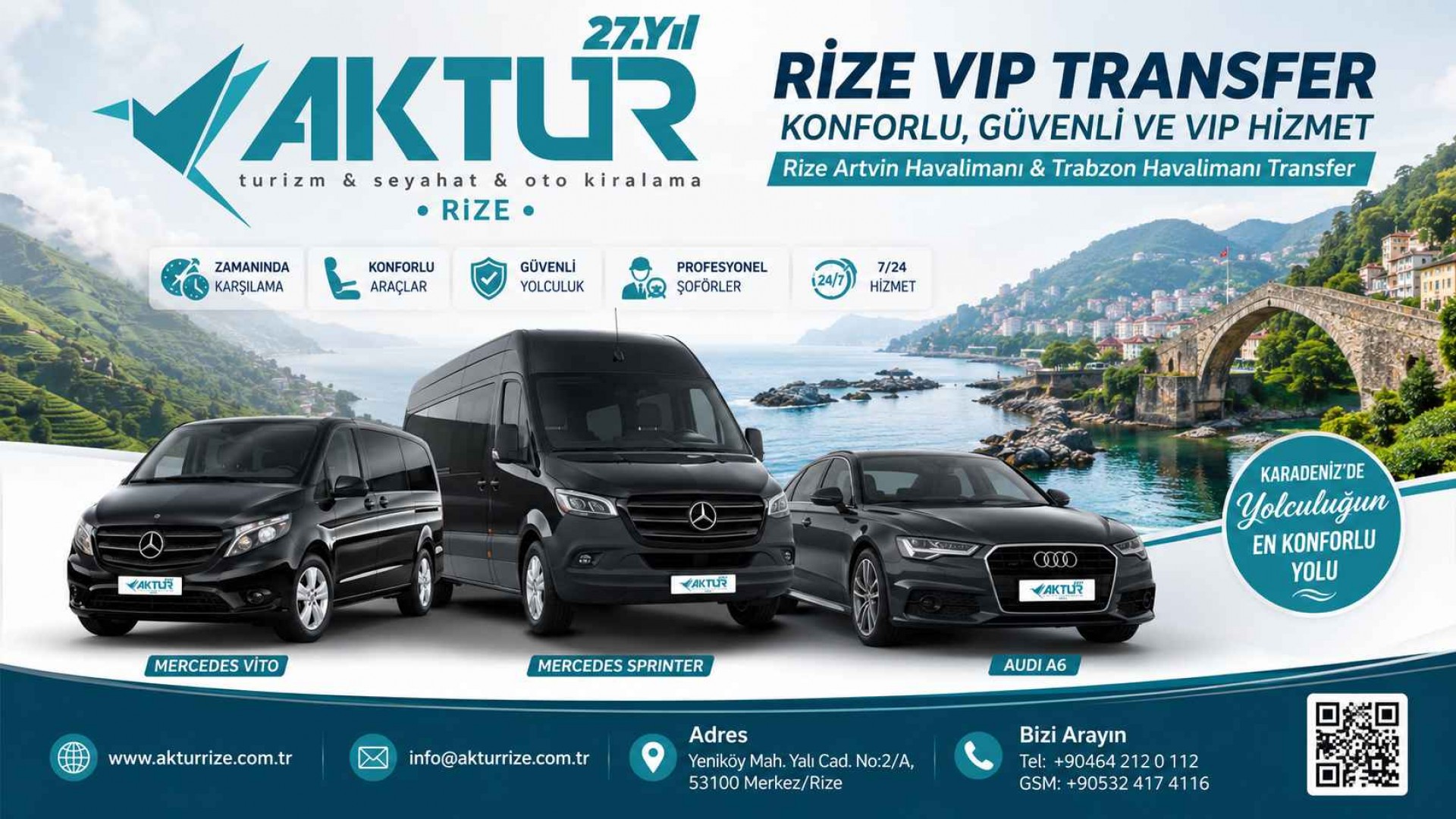 Rize’de En Hızlı Havalimanı Transferi