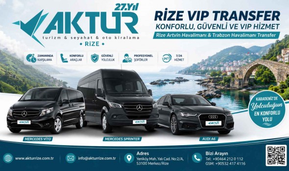Rize’de En Hızlı Havalimanı Transferi