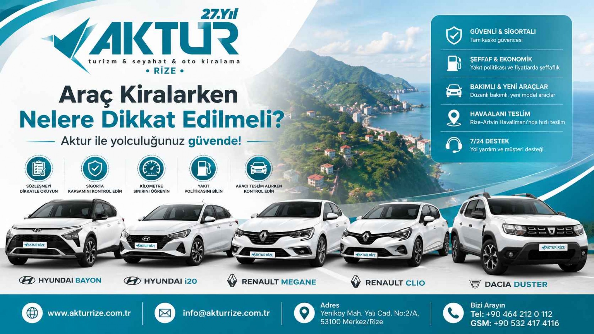 Araç Kiralarken Nelere Dikkat Edilmeli?