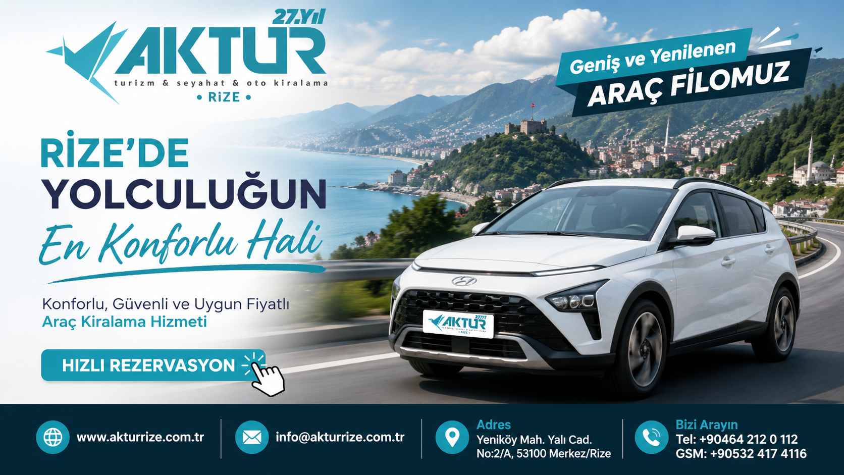 Rize’de Neden Aktur’dan Araç Kiralamalısınız?