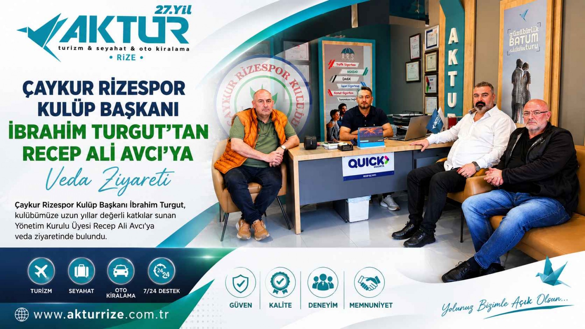 Çaykur Rizespor Kulüp Başkanı İbrahim Turgut’tan Recep Ali Avcı’ya Veda Ziyareti Çaykur Rizespor Kulüp Başkanı İbrahim Turgut’tan Recep Ali Avcı’ya Veda Ziyareti
