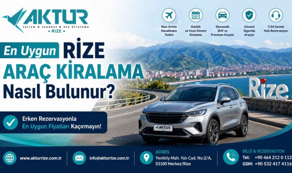 En Uygun Rize Araç Kiralama Nasıl Bulunur?