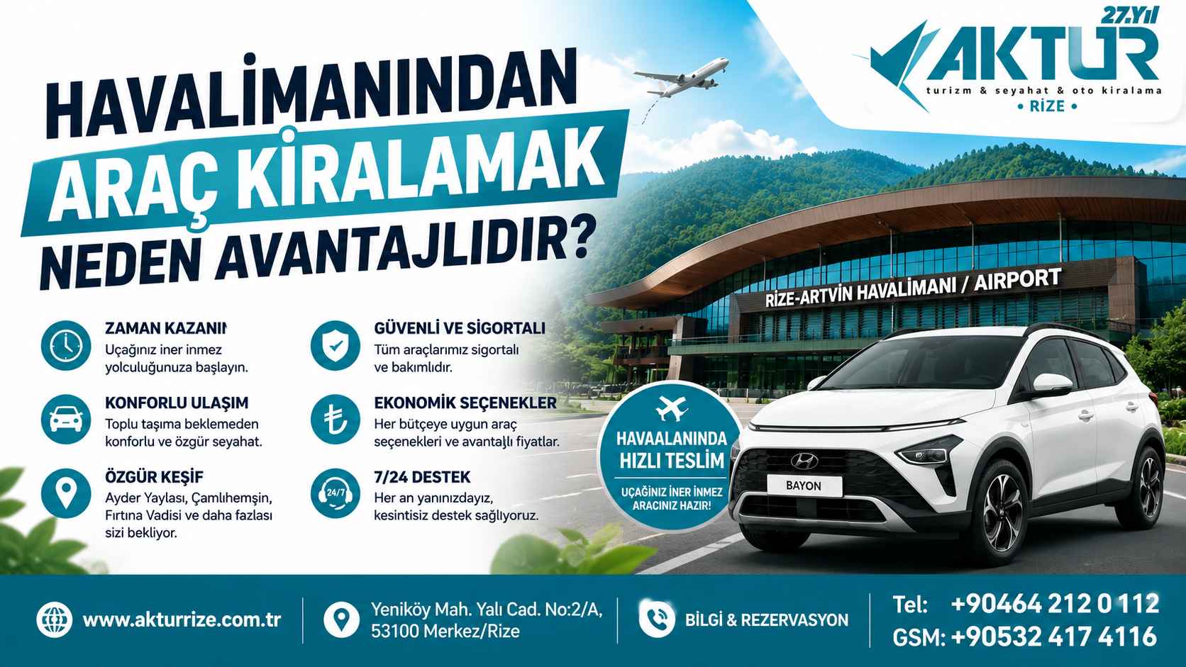 Havalimanından Araç Kiralamak Neden Avantajlıdır?
