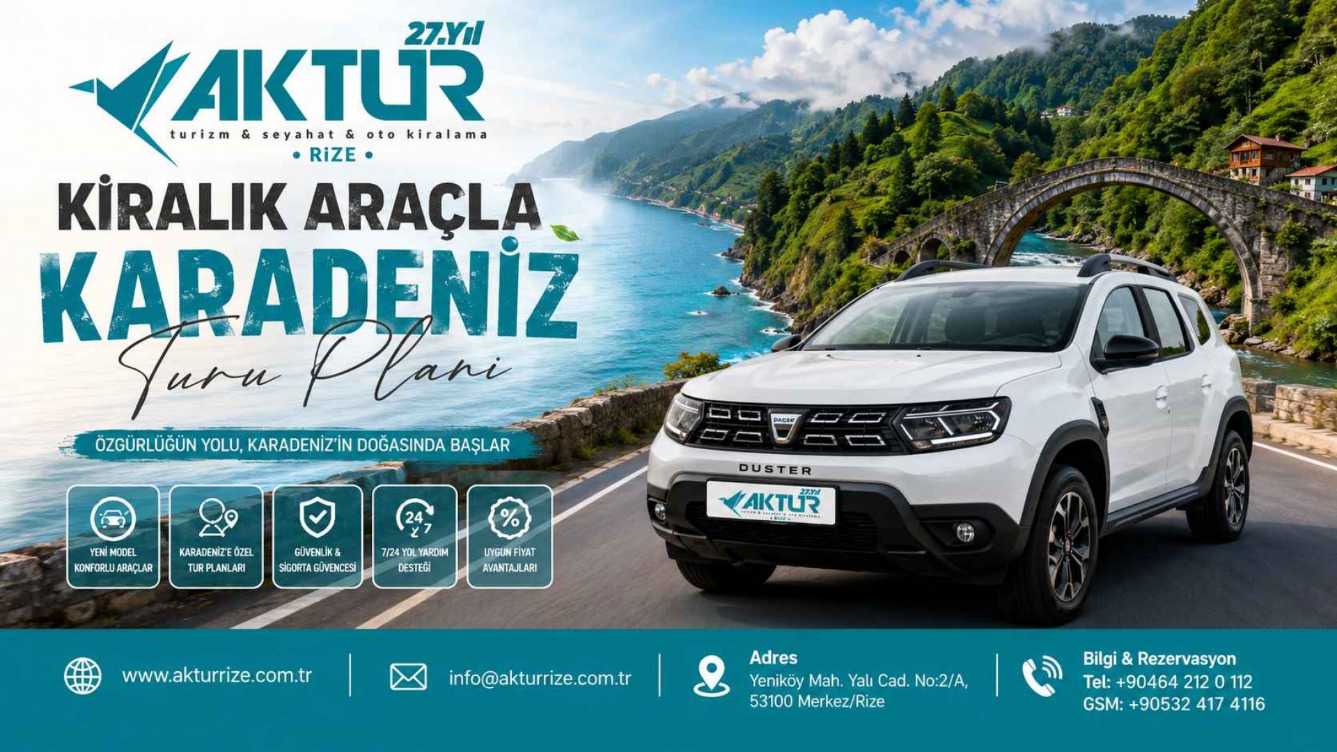 Kiralık Araçla Karadeniz Turu Planı