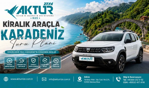 Kiralık Araçla Karadeniz Turu Planı