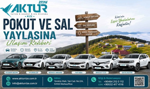 Pokut ve Sal Yaylasına Ulaşım Rehberi