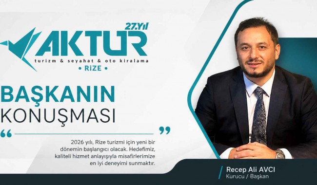 Rize Turizminin Geleceği: 2026 İçin Recep Ali Avcı’dan Önemli Açıklamalar