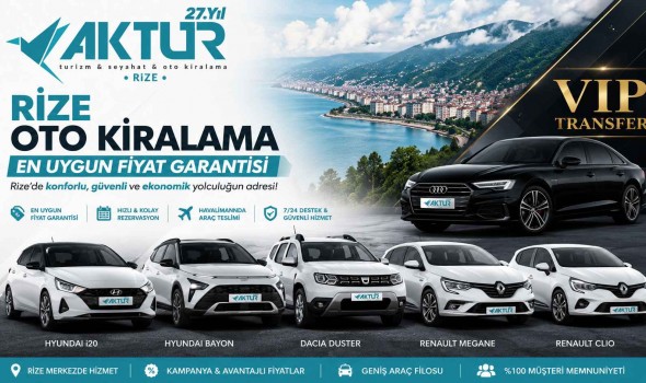 Rize Oto Kiralama En Uygun Fiyat Garantisi