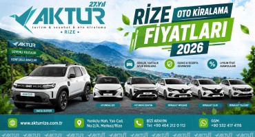 Rize Oto Kiralama Fiyatları 2026 | Uygun Rent a Car Seçenekleri