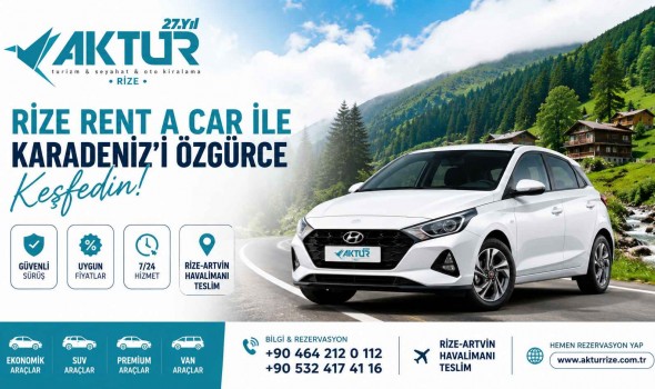 Rize Rent A Car ile Karadeniz'i Keşfetmenin Avantajları