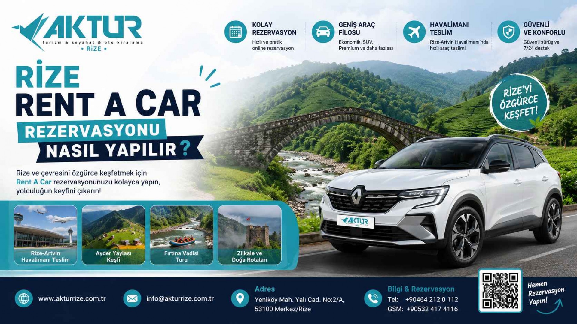 Rize Rent A Car Rezervasyonu Nasıl Yapılır? Rize Rent A Car Rezervasyonu Nasıl Yapılır?