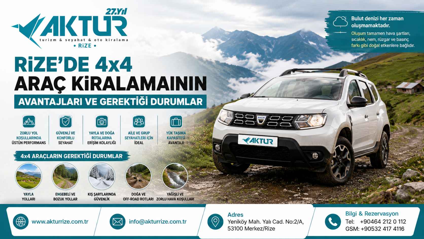 Rize’de 4x4 Araç Kiralamanın Avantajları ve Gerektiği Durumlar Rize’de 4x4 Araç Kiralamanın Avantajları ve Gerektiği Durumlar