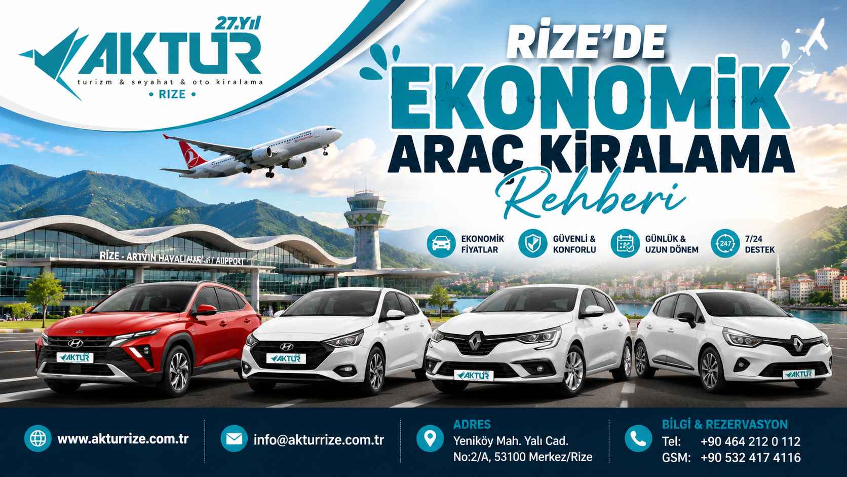 Rize'de Ekonomik Araç Kiralama Rehberi
