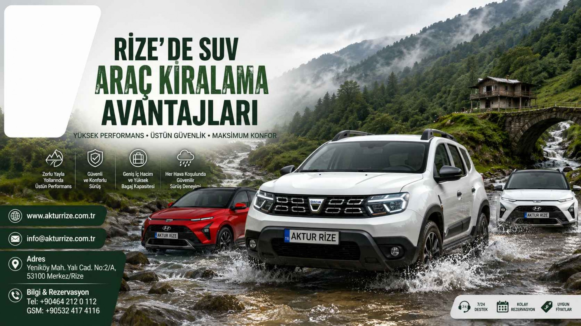 Rize’de SUV Araç Kiralama Avantajları