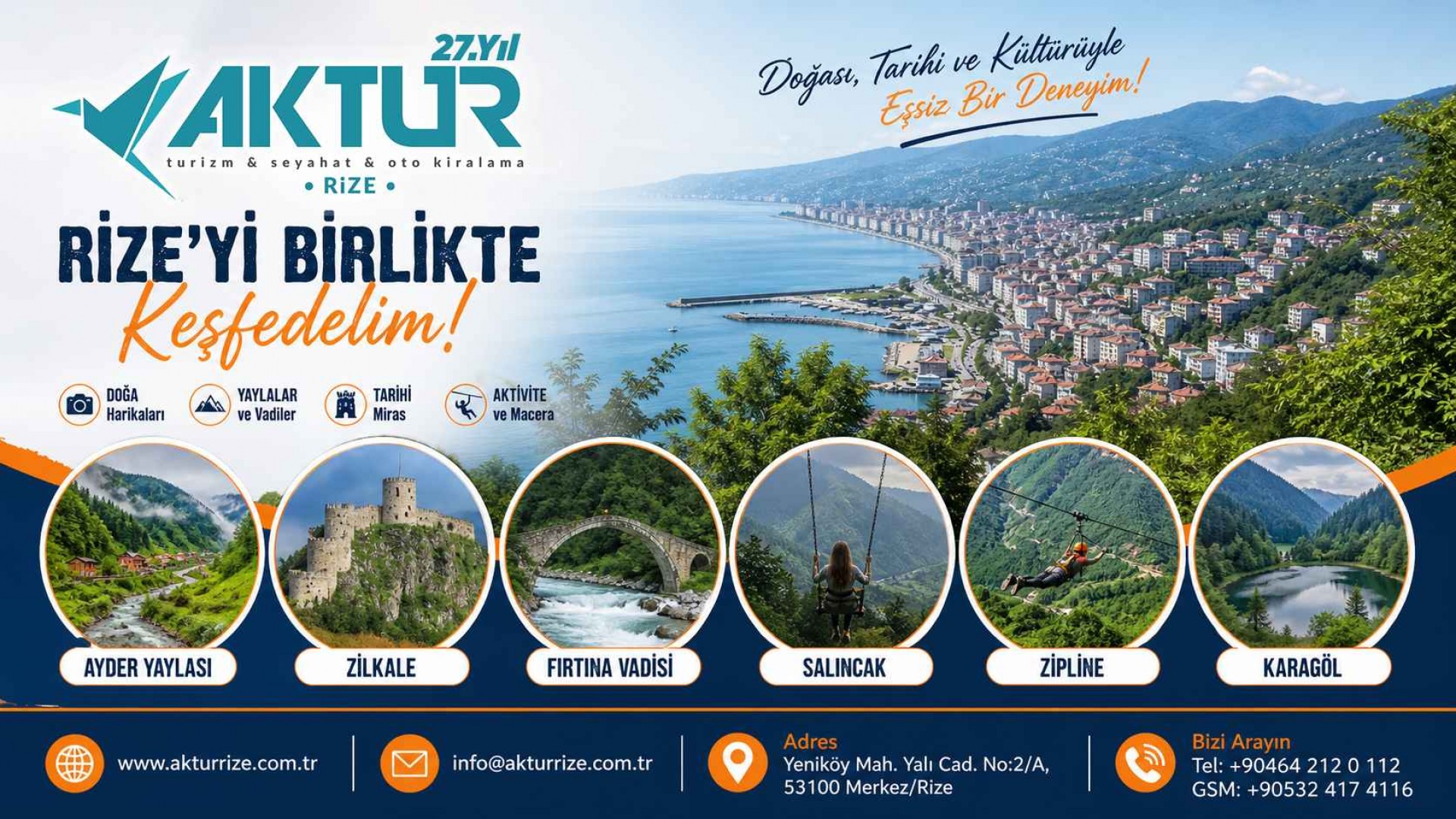 Rize’de Gezilecek Tarihi Yerler ve Günlük Turlar (2026 Rehberi)