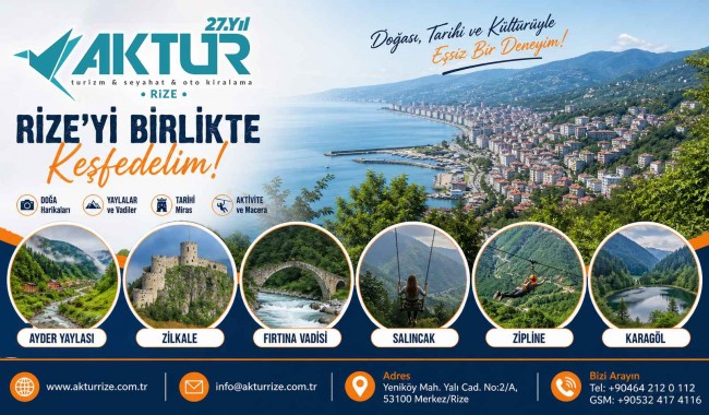 Rize’de Gezilecek Tarihi Yerler ve Günlük Turlar (2026 Rehberi)