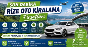 Son Dakika Rize Oto Kiralama Fırsatları