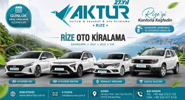 Rize Oto Kiralama Rehberi: Şehir İçi Ulaşım, Gezilecek Yerler ve Araç Seçimi