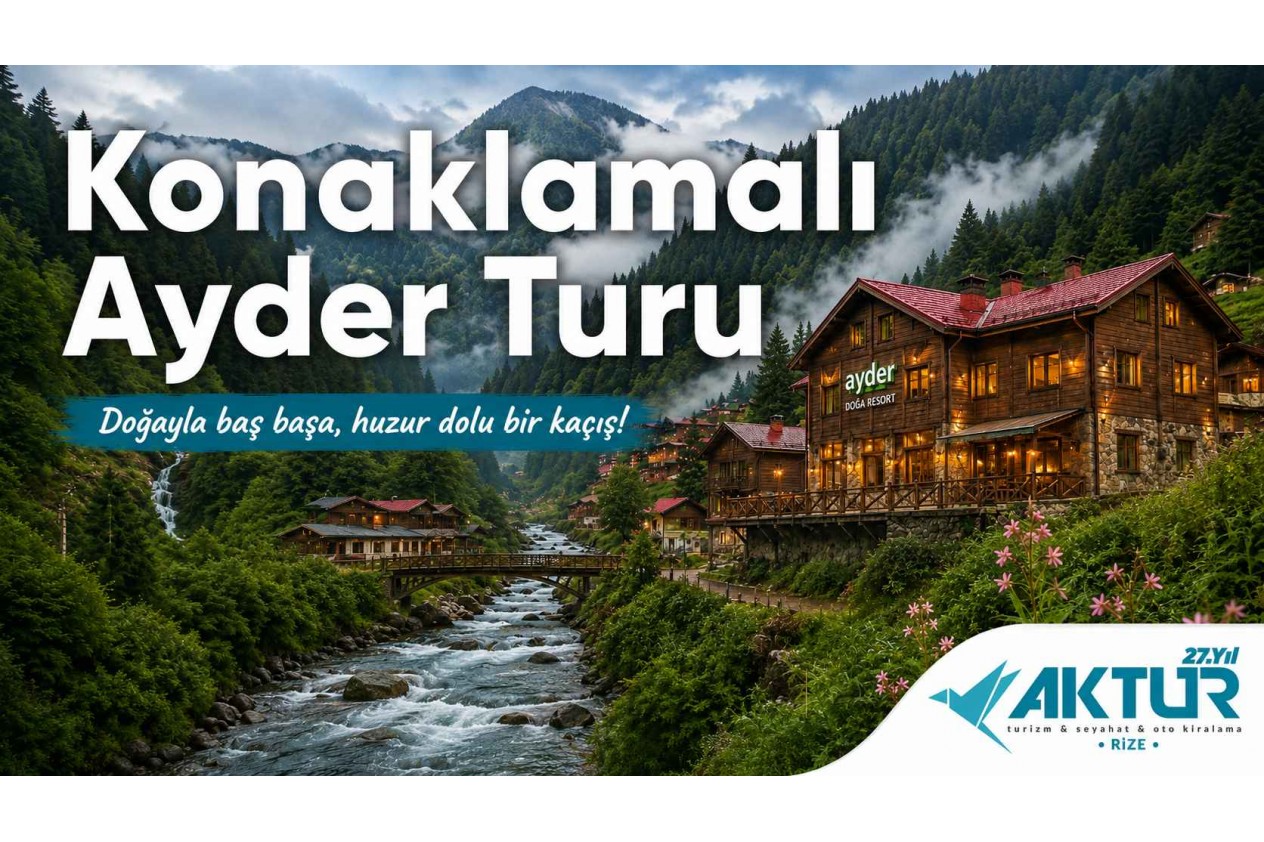 Konaklamalı Ayder Turu