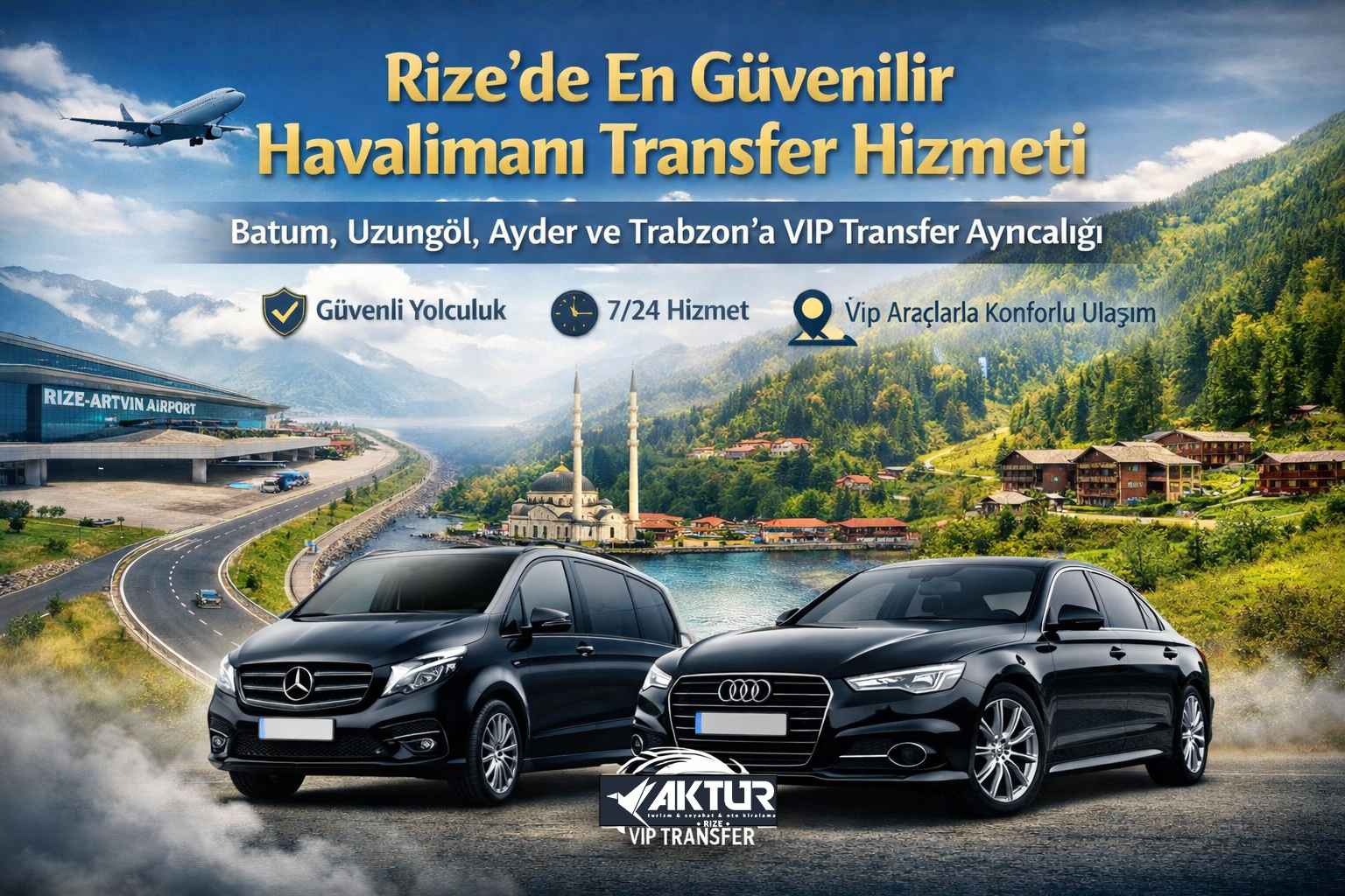 Rize’de En Güvenilir Havalimanı Transfer Hizmeti