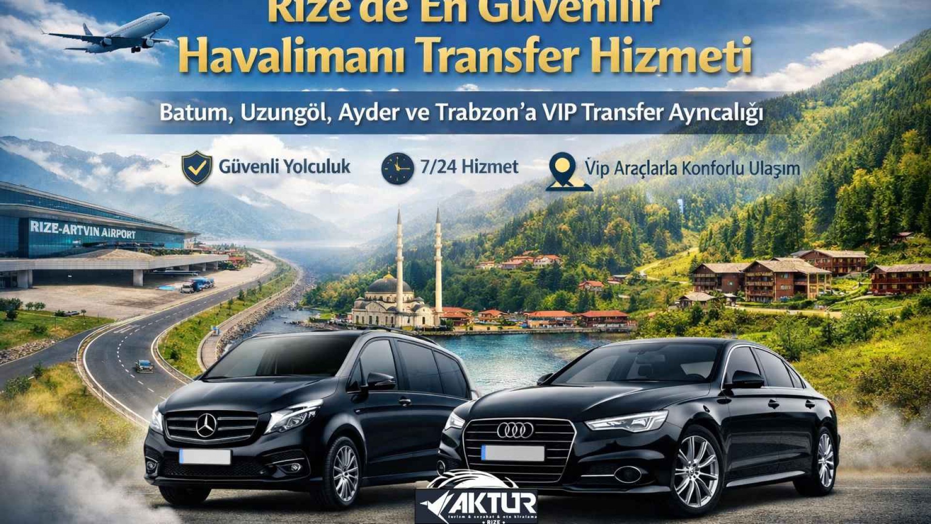 rize havaalanı vip transfer