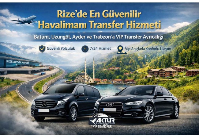 Rize’de En Güvenilir Havalimanı Transfer Hizmeti