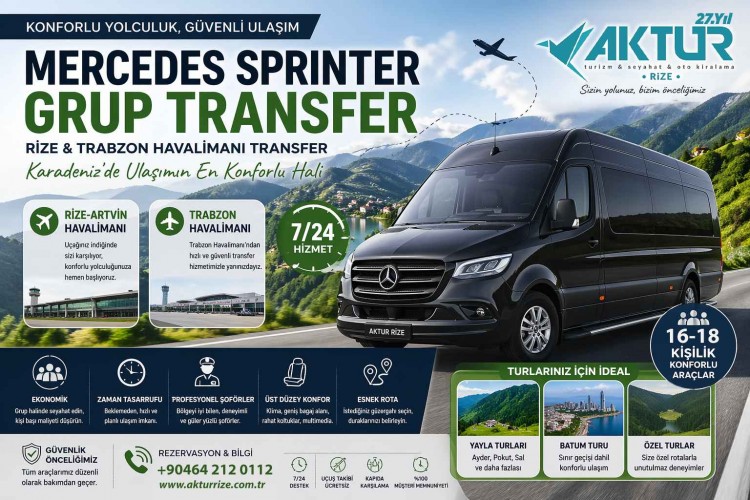 Mercedes Sprinter Grup Transfer Avantajları